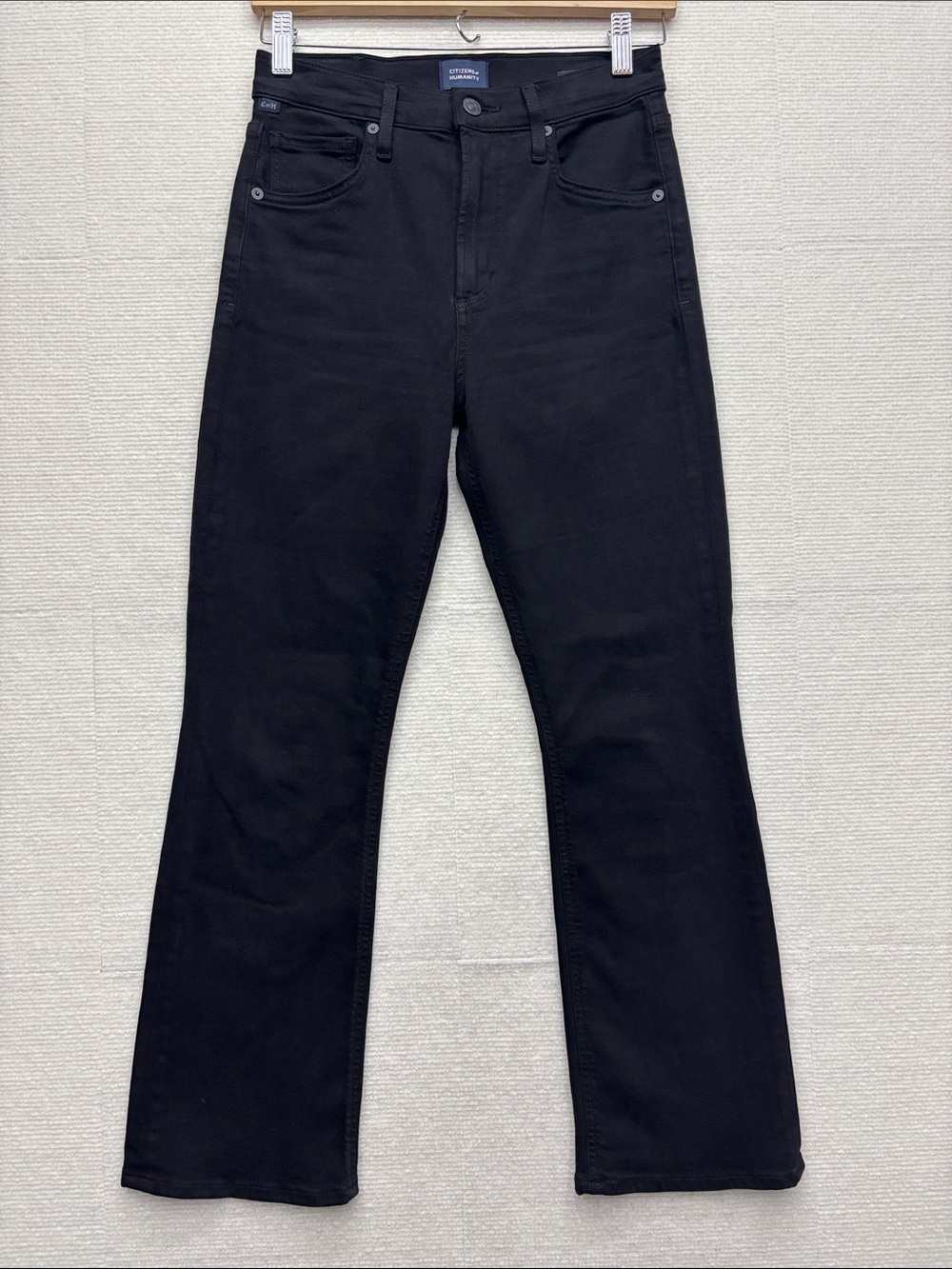 Citizens of Humanity Black Isola 25 Straight Jeans